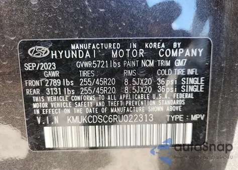 2024 Genesis Gv60 Advanced z USA, uszkodzony, nr VIN KMUKCDSC6RU022313